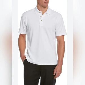 Cubavera White Polo Shirt Men's Size XL Short Sleeve Office Golf Relax